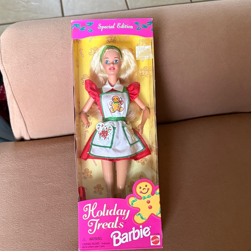 Barbie Holiday Treats Doll in Red and White 1997